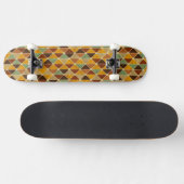 Retro geometrisch patroon 3 persoonlijk skateboard (Horizontaal)