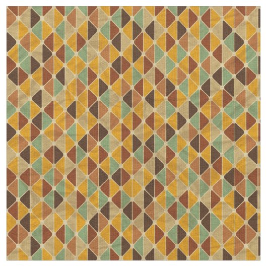 Retro geometrisch patroon 3 stof (Close Up)