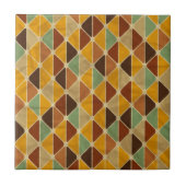 Retro geometrisch patroon 3 tegeltje (Voorkant)
