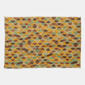Retro geometrisch patroon 3 theedoek (Horizontaal)