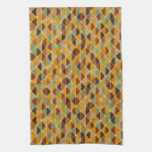 Retro geometrisch patroon 3 theedoek (Verticaal)