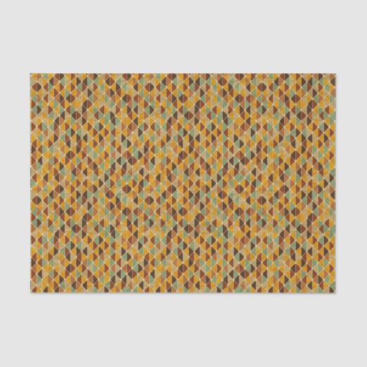 Retro geometrisch patroon 3 tissuepapier (Voorkant)