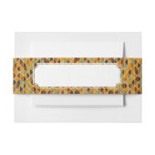 Retro geometrisch patroon 3 uitnodigingen wikkel (Voorkant Voorbeeld)