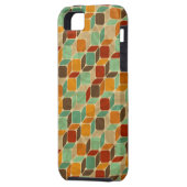 Retro geometrisch patroon 4 Case-Mate iPhone case (Achterkant Links)