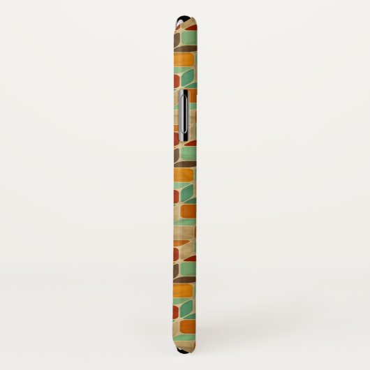 Retro geometrisch patroon 4 Case-Mate iPhone case (Achterkant / rechts)