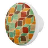 Retro geometrisch patroon 4 keramische knop (Rechts)