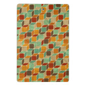 Retro geometrisch patroon 4 mini klembord (Achterkant)