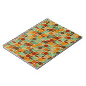 Retro geometrisch patroon 4 notitieboek (Linkerzijde)
