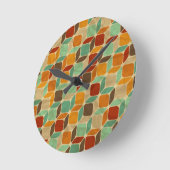 Retro geometrisch patroon 4 ronde klok (Hoek)