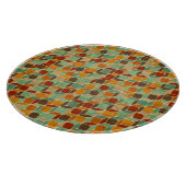 Retro geometrisch patroon 4 snijplank (Hoek)