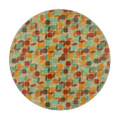 Retro geometrisch patroon 4 snijplank (Voorkant)