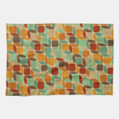 Retro geometrisch patroon 4 theedoek (Horizontaal)