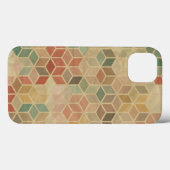 Retro geometrisch patroon 5 Case-Mate iPhone case (Achterkant (horizontaal))