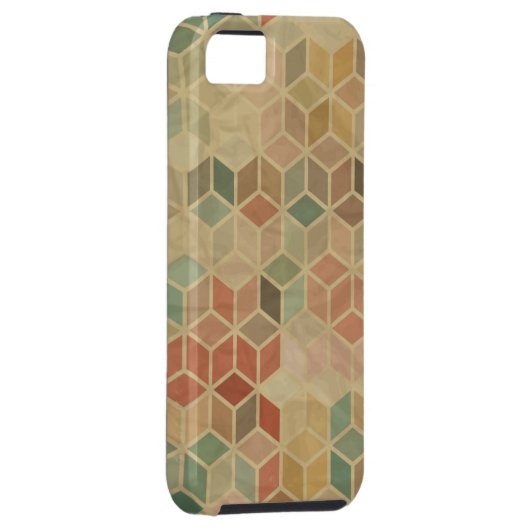 Retro geometrisch patroon 5 Case-Mate iPhone case (Back/Rechts)