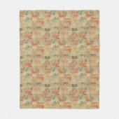 Retro geometrisch patroon 5 fleece deken (Voorkant)