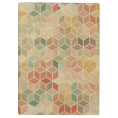 Retro geometrisch patroon 5 klembord (Achterkant)