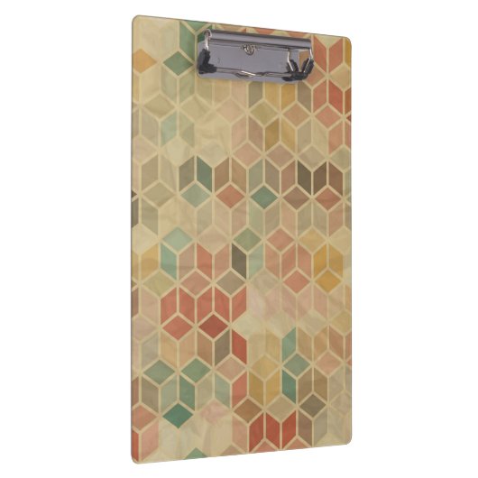 Retro geometrisch patroon 5 klembord (Rechts)