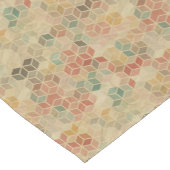 Retro geometrisch patroon 5 korte tafelloper (Hoek)