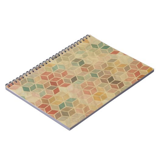 Retro geometrisch patroon 5 notitieboek (Linkerzijde)