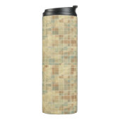 Retro geometrisch patroon 6 thermosbeker (Gedraaid links)