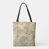 Retro geometrisch patroon 6 tote bag (Achterkant)