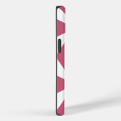 Retro geometrisch patroon aangepaste naam roze & w Case-Mate iPhone case (Achterkant / Rechts)