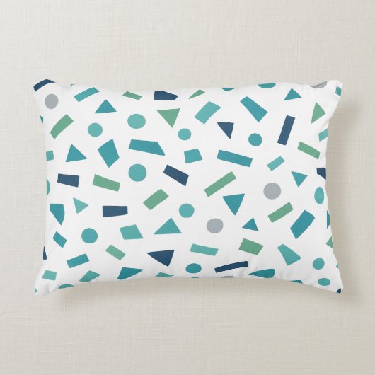 Retro geometrisch patroon – Memphis Style Design u Accent Kussen (Voorkant)