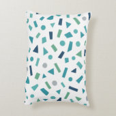 Retro geometrisch patroon – Memphis Style Design u Accent Kussen (Achterkant (Verticaal))