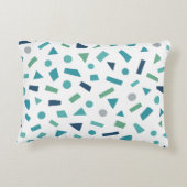 Retro geometrisch patroon – Memphis Style Design u Accent Kussen (Achterkant)