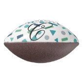 Retro geometrisch patroon – Memphis Style Design u American Football (Gedraaid 270)