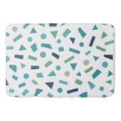 Retro geometrisch patroon – Memphis Style Design u Badmat (Voorkant)