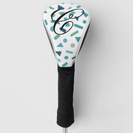 Retro geometrisch patroon – Memphis Style Design u Golfheadcover