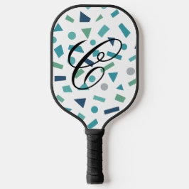 Retro geometrisch patroon – Memphis Style Design u Pickleball Paddle
