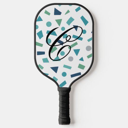 Retro geometrisch patroon – Memphis Style Design u Pickleball Paddle (Voorkant)