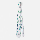 Retro geometrisch patroon – Memphis Style Design u Stropdas (Voorkant)