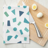 Retro geometrisch patroon – Memphis Style Design u Theedoek (Quarter Fold)