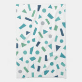 Retro geometrisch patroon – Memphis Style Design u Theedoek (Verticaal)