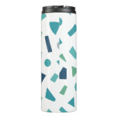 Retro geometrisch patroon – Memphis Style Design u Thermosbeker (Achterkant)