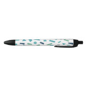 Retro geometrisch patroon – Memphis Style Design u Zwarte Inkt Pen (Bodem)