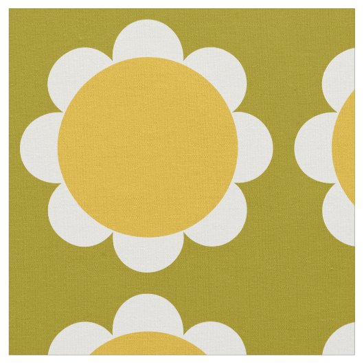 Retro geometrisch patroon stof (Close Up)