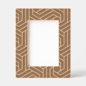 Retro geometrisch patroon zwart gegraveerd Lijst (Voorkant)