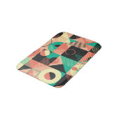 Retro geometrisch patroonontwerp badmat (Gekanteld)