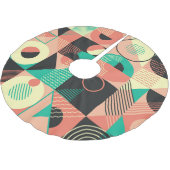 Retro geometrisch patroonontwerp kerstboom rok (Gekanteld)