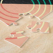 Retro geometrisch patroonontwerp legpuzzel (Zijkant)