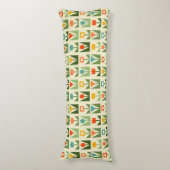 Retro geometrisch Sierkussen Lichaamskussen (Voorkant Verticaal)