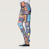 Retro Geometrische  60s Vibe Leggings (Links)