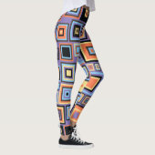 Retro Geometrische  60s Vibe Leggings (Rechts)