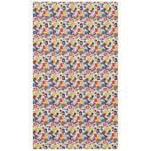 Retro Geometrische Abstract Pat#10 Navy Red ID1067 Tafelkleed (Voorkant)