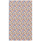 Retro Geometrische Abstract Pat#11 Navy Gold ID106 Tafelkleed (Voorkant)