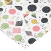 Retro Geometrische Abstract Pat#2 Sage Roze ID1067 Tafelkleed (Gekanteld)